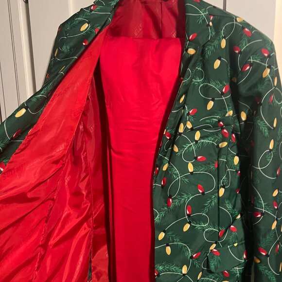 Light up holiday blazer and holiday pants - size Large (42-44) - Picture 11 of 11